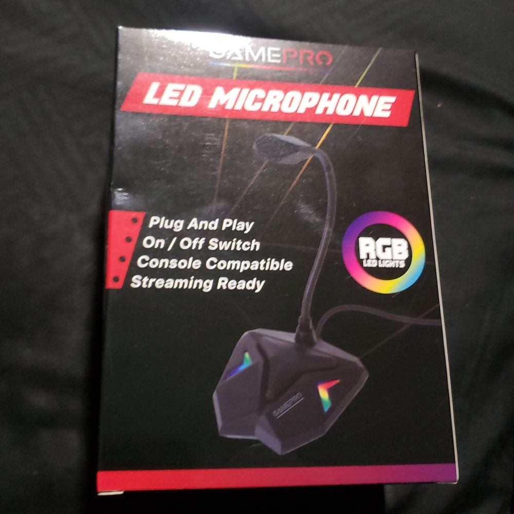 GamePro RGB LED Microphone Multi Color Modes Model GP-819 NIB - Picture 3 of 6